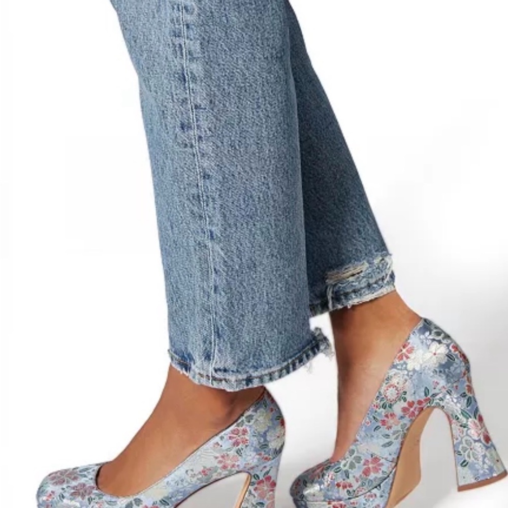 Katy Perry Collections Monochrome Snakeskin Heels - Picture 2 of 6